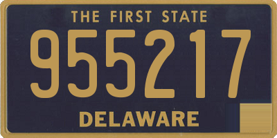 DE license plate 955217