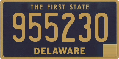 DE license plate 955230