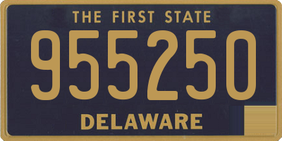 DE license plate 955250