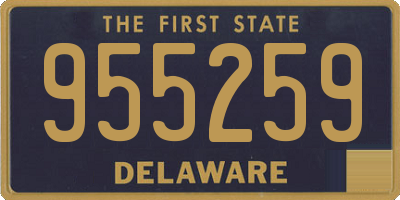 DE license plate 955259