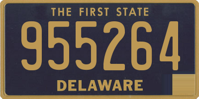 DE license plate 955264