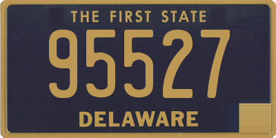DE license plate 95527