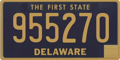 DE license plate 955270