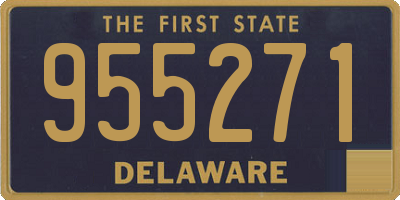 DE license plate 955271