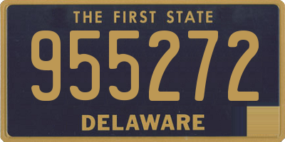 DE license plate 955272