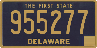 DE license plate 955277
