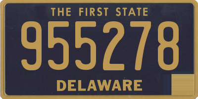 DE license plate 955278