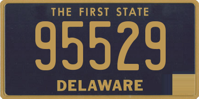 DE license plate 95529