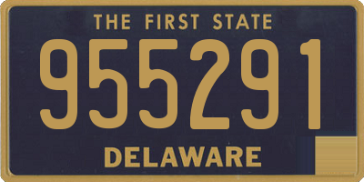 DE license plate 955291