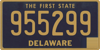 DE license plate 955299