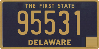DE license plate 95531