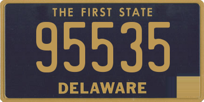 DE license plate 95535
