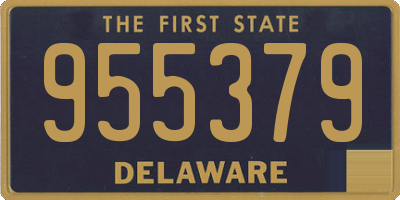 DE license plate 955379