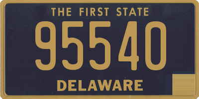 DE license plate 95540