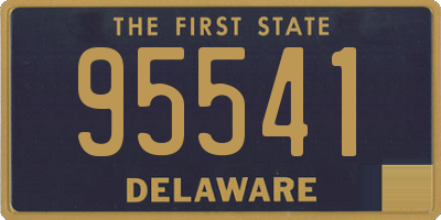 DE license plate 95541