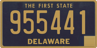DE license plate 955441