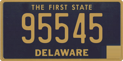 DE license plate 95545