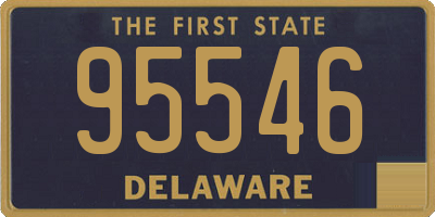 DE license plate 95546
