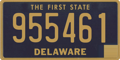 DE license plate 955461