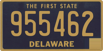 DE license plate 955462