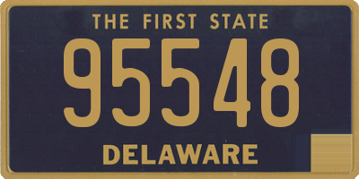 DE license plate 95548