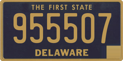 DE license plate 955507