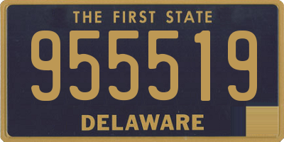 DE license plate 955519