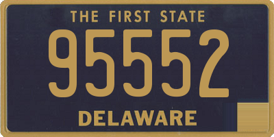 DE license plate 95552