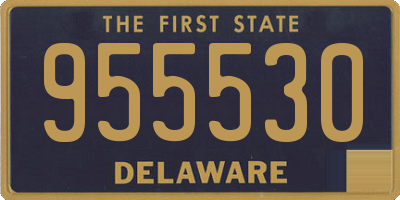 DE license plate 955530