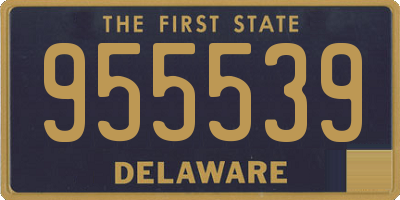 DE license plate 955539