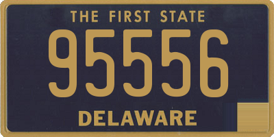 DE license plate 95556