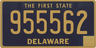 DE license plate 955562