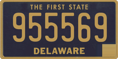 DE license plate 955569