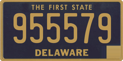 DE license plate 955579