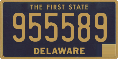 DE license plate 955589