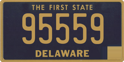 DE license plate 95559