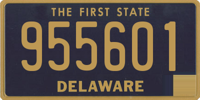 DE license plate 955601