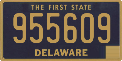 DE license plate 955609