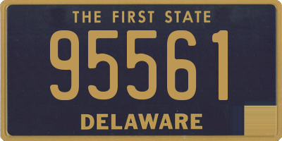 DE license plate 95561