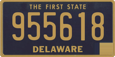 DE license plate 955618