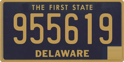DE license plate 955619