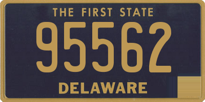 DE license plate 95562