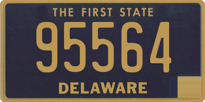 DE license plate 95564