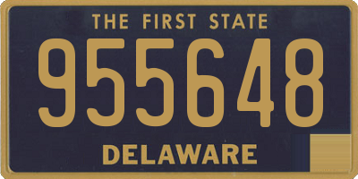 DE license plate 955648