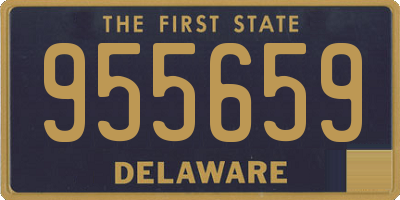DE license plate 955659