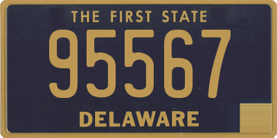 DE license plate 95567