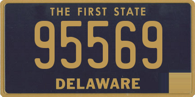 DE license plate 95569