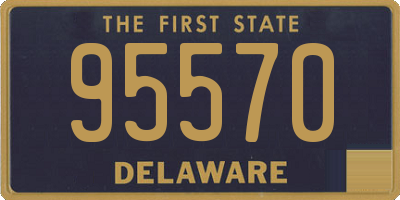 DE license plate 95570