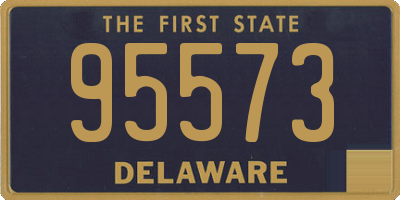 DE license plate 95573