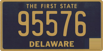 DE license plate 95576